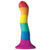 NS Novelties - Colours Pride Edition Silicone Wave Dildo 6" (Multi Colour) -  Non Realistic Dildo with suction cup (Non Vibration)  Durio.sg
