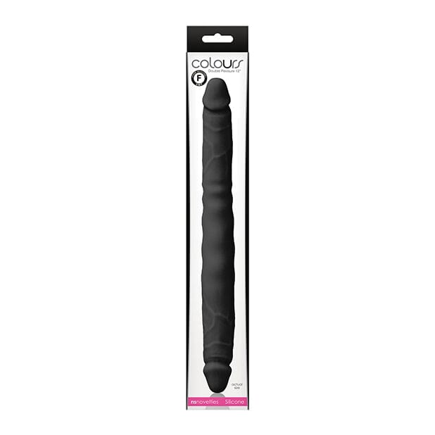 NS Novelties - Colours Silicone Double Pleasures Dildo 16" (Black) -  Double Dildo (Non Vibration)  Durio.sg