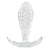 NS Novelties - FireFly Glow In The Dark Glass Anal Plug Ace (Clear) -  Glass Anal Plug (Non Vibration)  Durio.sg