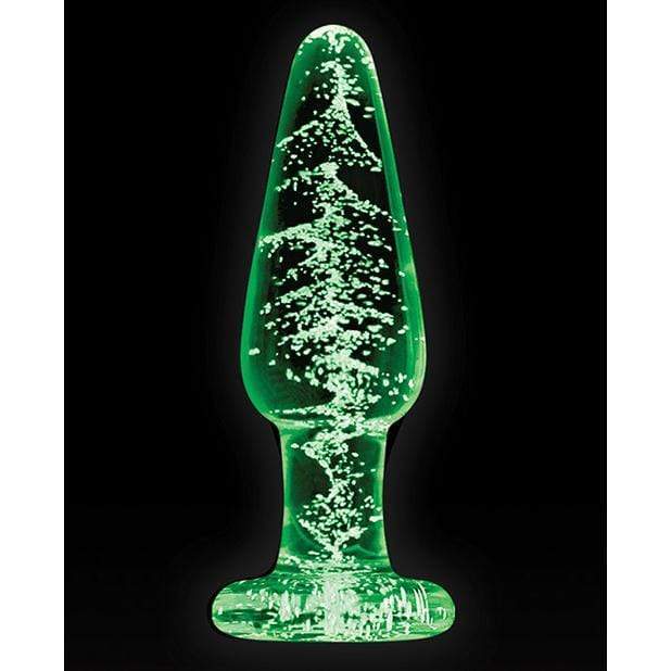 NS Novelties - Firefly Glow In The Dark Glass Tapered Anal Plug Small (Clear) -  Glass Anal Plug (Non Vibration)  Durio.sg