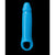 NS Novelties - Firefly Glow in the Dark Fantasy Extension Cock Sleeve Large (Blue) -  Cock Sleeves (Non Vibration)  Durio.sg