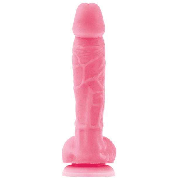 NS Novelties - Firefly Silicone Glowing Dildo 5&quot; (Pink) -  Realistic Dildo with suction cup (Non Vibration)  Durio.sg