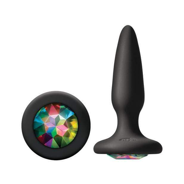 NS Novelties - Glams Mini Rainbow Gem Anal Plug (Black) -  Anal Plug (Non Vibration)  Durio.sg