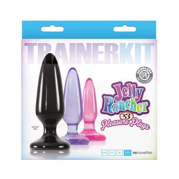 NS Novelties - Jelly Rancher Pleasure Butt Plug Trainer Kit (Multi Colour) -  Anal Plug (Non Vibration)  Durio.sg