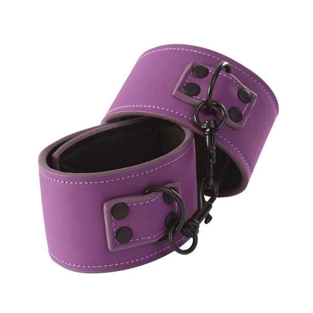 NS Novelties - Lust Bondage Wrist Cuffs (Purple) -  Hand/Leg Cuffs  Durio.sg