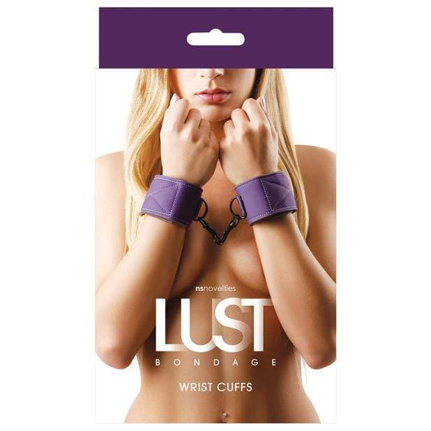 NS Novelties - Lust Bondage Wrist Cuffs (Purple) -  Hand/Leg Cuffs  Durio.sg