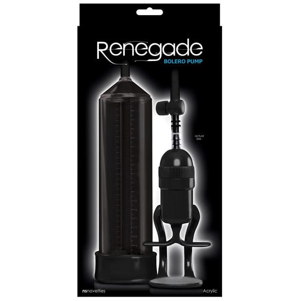 NS Novelties - Renegade Acrylic Bolero Penis Pump (Black) -  Penis Pump (Non Vibration)  Durio.sg