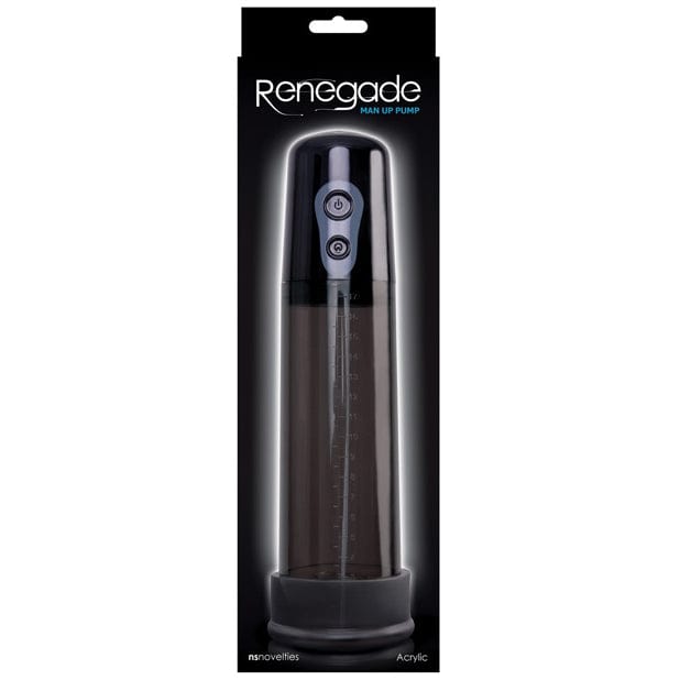 NS Novelties - Renegade Acrylic Man Up Penis Pump (Black) -  Penis Pump (Vibration) Non Rechargeable  Durio.sg