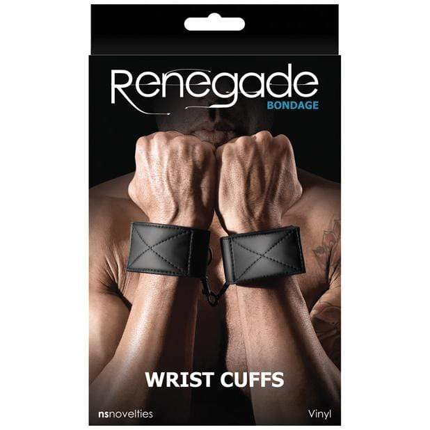 NS Novelties - Renegade Bondage Wrist Cuffs (Black) -  Hand/Leg Cuffs  Durio.sg