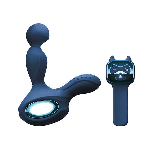 NS Novelties - Renegade Orbit Rotating Prostate Massager with Wrist Controller (Blue) -  Prostate Massager (Vibration) Rechargeable  Durio.sg