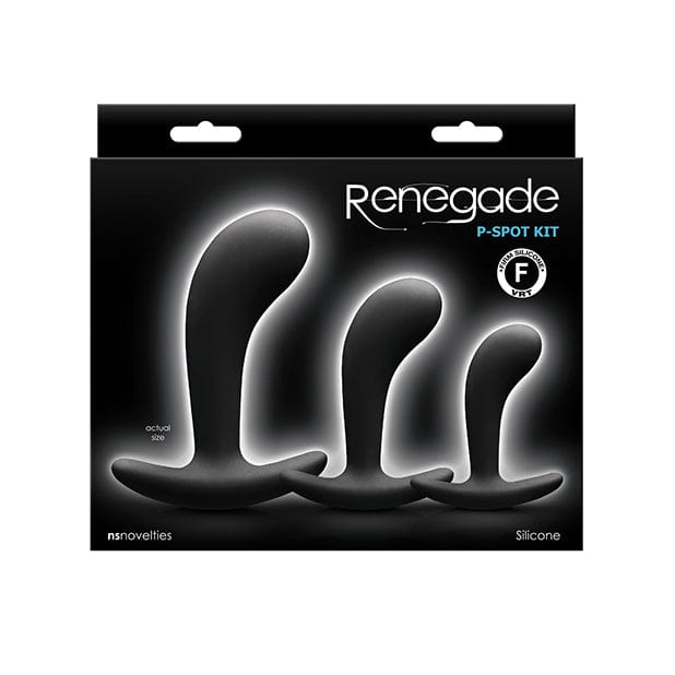 NS Novelties - Renegade P Spot Kit Silicone Anal Plugs (Black) -  Anal Kit (Non Vibration)  Durio.sg
