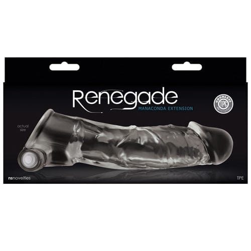 NS Novelties - Renegade Vibrating Manaconda Penis Extension (Clear) -  Cock Sleeves (Vibration) Non Rechargeable  Durio.sg