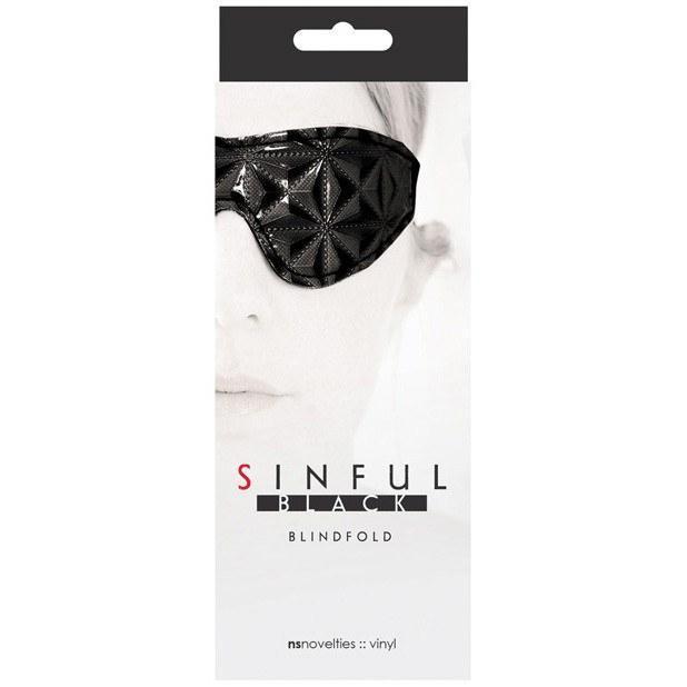NS Novelties - Sinful Blindfold (Black) -  Mask (Blind)  Durio.sg
