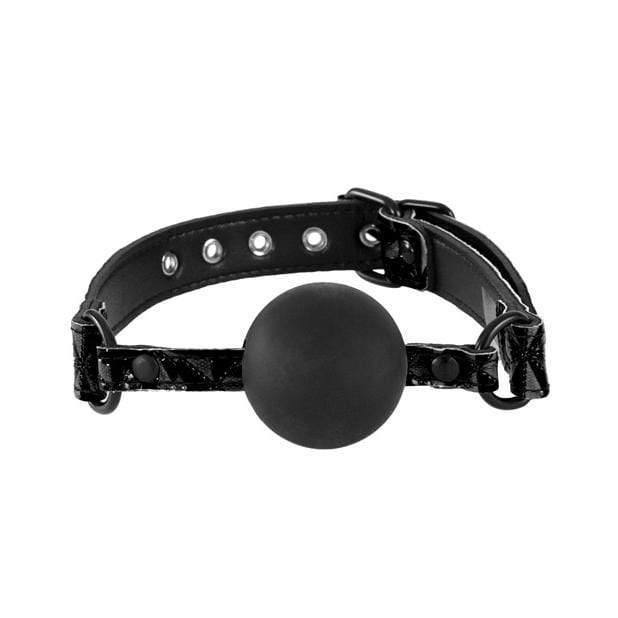 NS Novelties - Sinful Soft Silicone Gag (Black) -  Ball Gag  Durio.sg