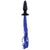 NS Novelties - Unicorn Tails Silicone Butt Plug (Black/Blue) -  Anal Plug (Non Vibration)  Durio.sg