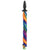 NS Novelties - Unicorn Tails Silicone Butt Plug (Black/Rainbow) -  Anal Plug (Non Vibration)  Durio.sg