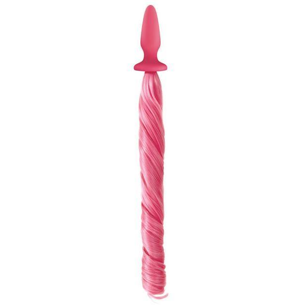 NS Novelties - Unicorn Tails Silicone Butt Plug (Pink) -  Anal Plug (Non Vibration)  Durio.sg