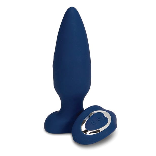 NU - Sensuelle Andii Vertical Roller Motion Vibrating Butt Plug (Navy) -  Remote Control Anal Plug (Vibration) Rechargeable  Durio.sg