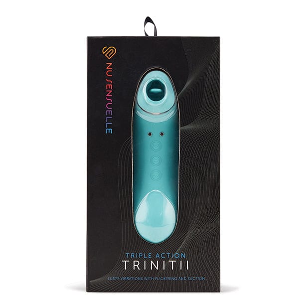NU - Sensuelle Triple Action Trinitii Tongue Flickering Vibrator (Electric Blue) -  Clit Massager (Vibration) Rechargeable  Durio.sg