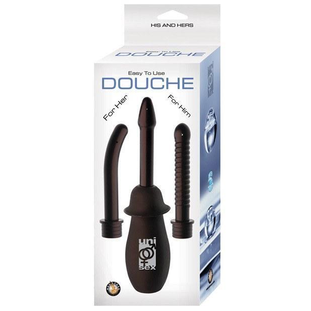Nasstoys - His &amp; Hers Easy To Use Douche (Black) -  Anal Douche (Non Vibration)  Durio.sg