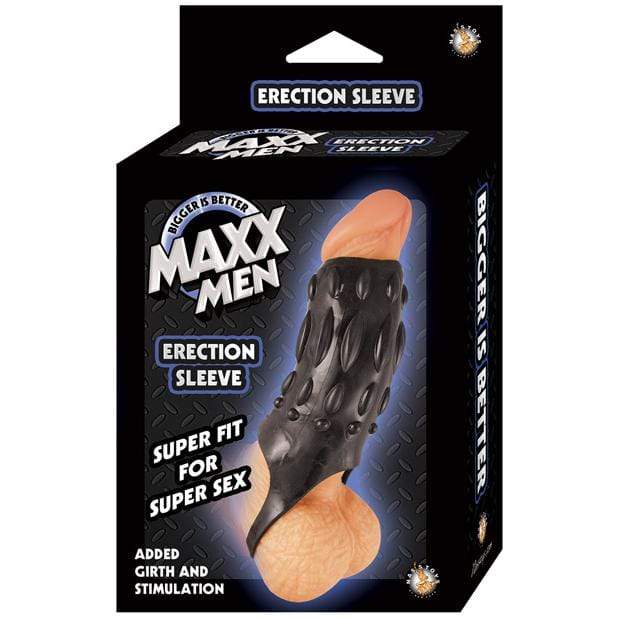 Nasstoys - Maxx Men Erection Cock Sleeve (Black) -  Cock sleeves (Non Vibration)  Durio.sg