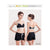 Naya Nina - The Colorful Triangle Increase No Rims Sports Underwear NA15180003 (Black) -  Panties  Durio.sg