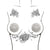 Neva Nude - Burlesque Big O Crystal Jewel Reusable Silicone Pasties Nipple Covers O/S (Silver) -  Nipple Covers  Durio.sg