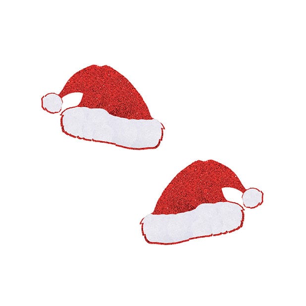 Neva Nude - Freaking Awesome Glitter Santa Hat Pasties Nipple Cover O/S (Red) -  Nipple Covers  Durio.sg