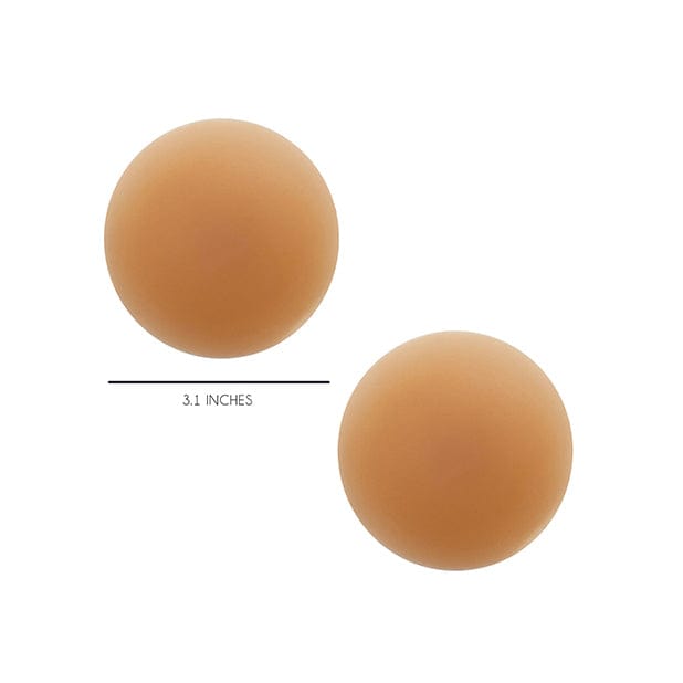 Neva Nude - Yummy Skin Invisible Reusable Silicone Pasties Nipple Covers O/S (Mocha) -  Nipple Covers  Durio.sg