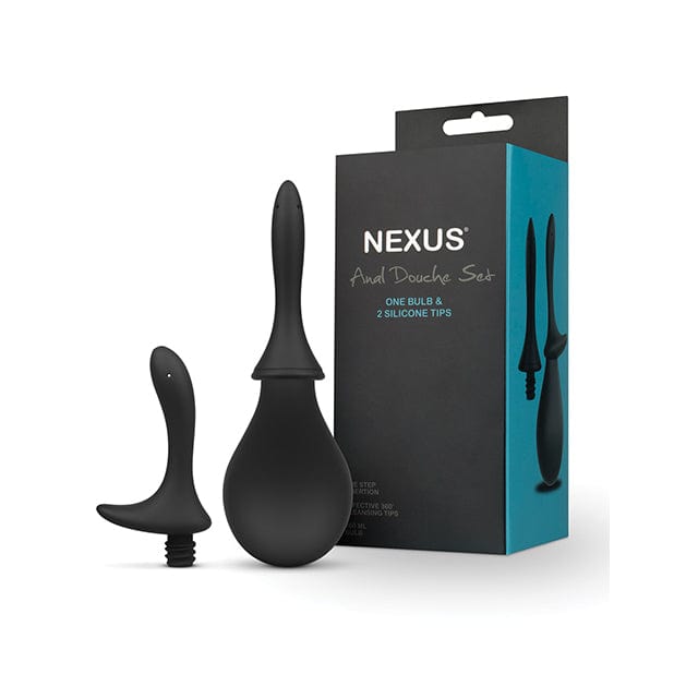 Nexus - Anal Douche Set (Black) -  Anal Douche (Non Vibration)  Durio.sg
