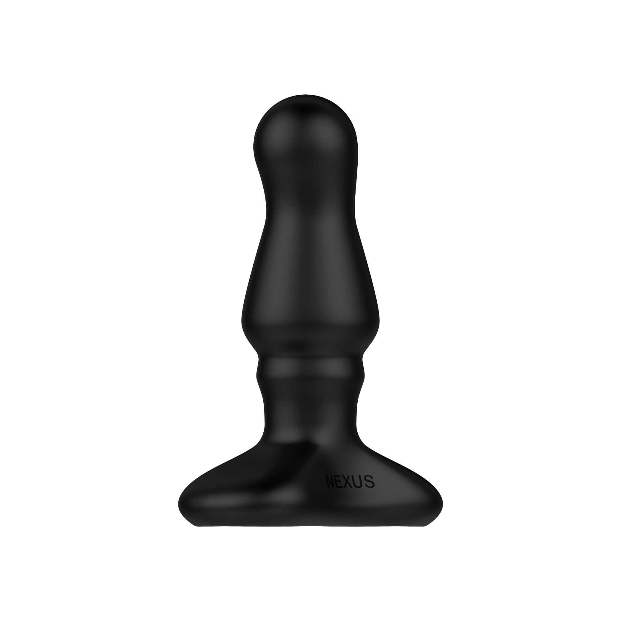 Nexus - Bolster Rechargeable Inflatable Prostate Butt Plug with Remote Control (Black) -  Anal Plug (Vibration) Rechargeable  Durio.sg