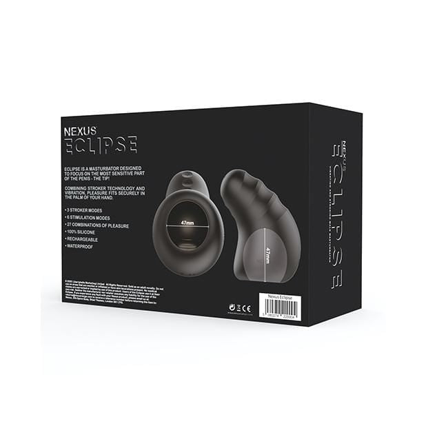 Nexus - Eclipse Vibrating and Stroking Male Masturbator (Black) -  Masturbator Soft Stroker (Vibration) Rechargeable  Durio.sg