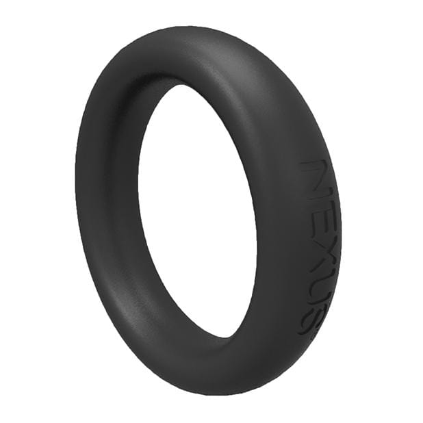 Nexus - Enduro Plus Thick Stretchy Silicone Cock Ring (Black) -  Silicone Cock Ring (Non Vibration)  Durio.sg