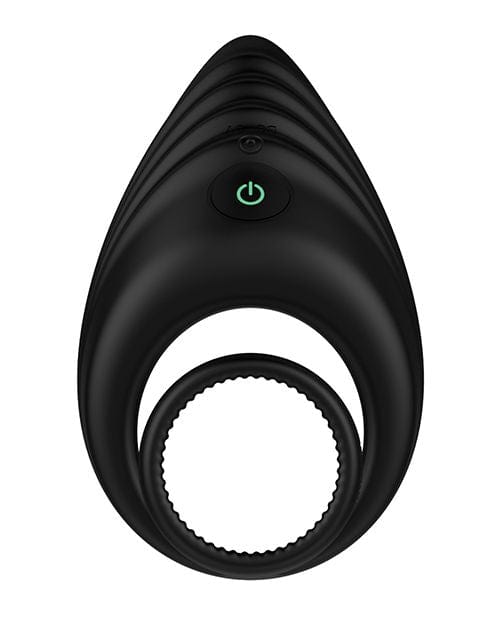Nexus - Enhance Vibrating Cock and Ball Ring (Black) -  Silicone Cock Ring (Vibration) Rechargeable  Durio.sg