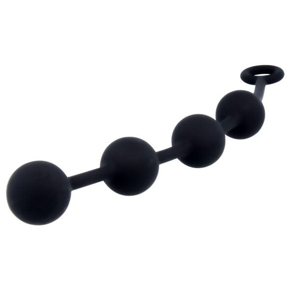 Nexus - Excite Silicone Anal Beads Large (Black) -  Anal Beads (Non Vibration)  Durio.sg