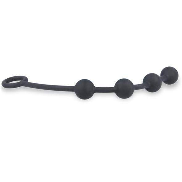 Nexus - Excite Small Silicone Anal Beads (Black) -  Anal Beads (Non Vibration)  Durio.sg