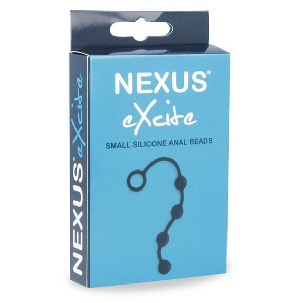 Nexus - Excite Small Silicone Anal Beads (Black) -  Anal Beads (Non Vibration)  Durio.sg