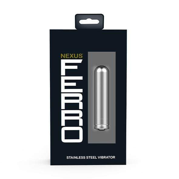 Nexus - FERRO Stainless Steel Rechargeable Waterproof Bullet Vibrator (Silver) -  Bullet (Vibration) Rechargeable  Durio.sg