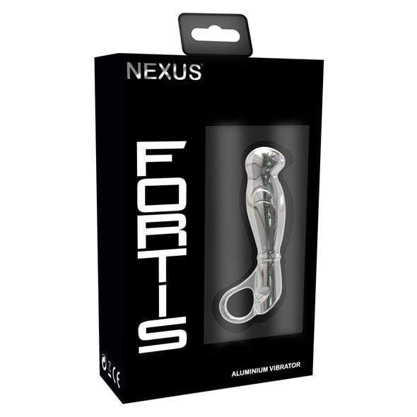 Nexus - Fortis Aluminium Vibrating Prostate Massager (Silver) -  Prostate Massager (Vibration) Rechargeable  Durio.sg