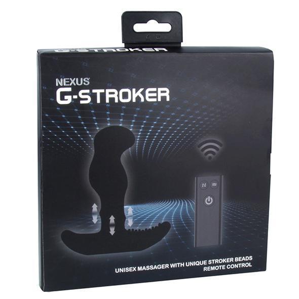 Nexus - G-Stroker Remote Control Unisex Prostate Massager (Black) -  Remote Control Anal Plug (Vibration) Rechargeable  Durio.sg