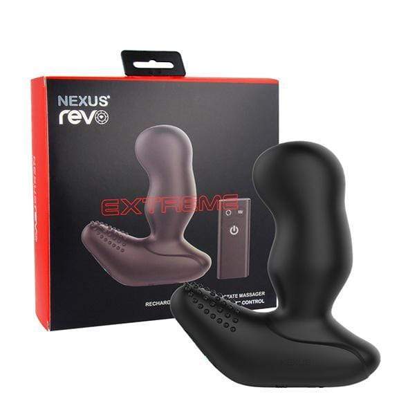 Nexus - Revo Extreme Supersized Rechargeable Rotating Prostate Massager (Black) -  Prostate Massager (Vibration) Rechargeable  Durio.sg