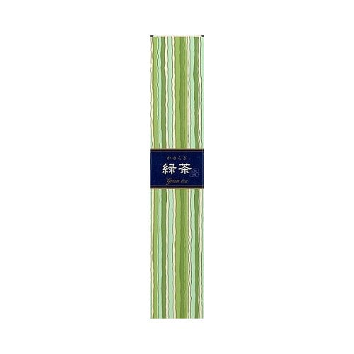 Nippon Kodo - Kayuragi Incense Sticks with Incense Holder Aromatherapy - Green Tea Ryokucha Incense Sticks 4902125384538 Durio.sg