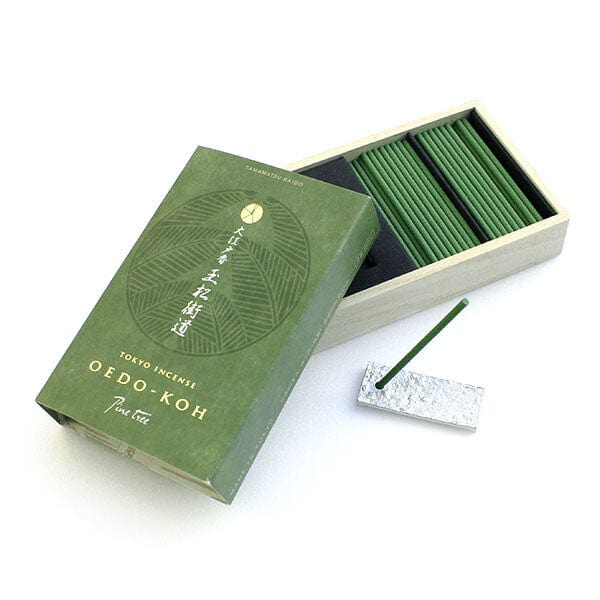 Nippon Kodo - Tamamatsu Kaido Tokyo Incense Sticks Oedo Koh with Incense Stand Aromatherapy Pine Tree (60 Sticks) -  Incense Sticks  Durio.sg