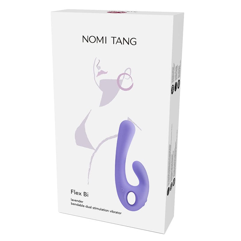 Nomi Tang - Flex Bi Bendable Dual Stimulator Rabbit Vibrator (Lavender) -  Rabbit Dildo (Vibration) Rechargeable  Durio.sg