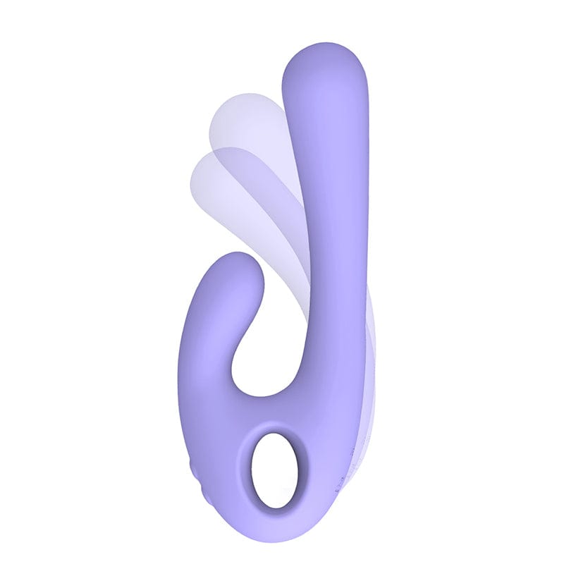 Nomi Tang - Flex Bi Bendable Dual Stimulator Rabbit Vibrator (Lavender) -  Rabbit Dildo (Vibration) Rechargeable  Durio.sg