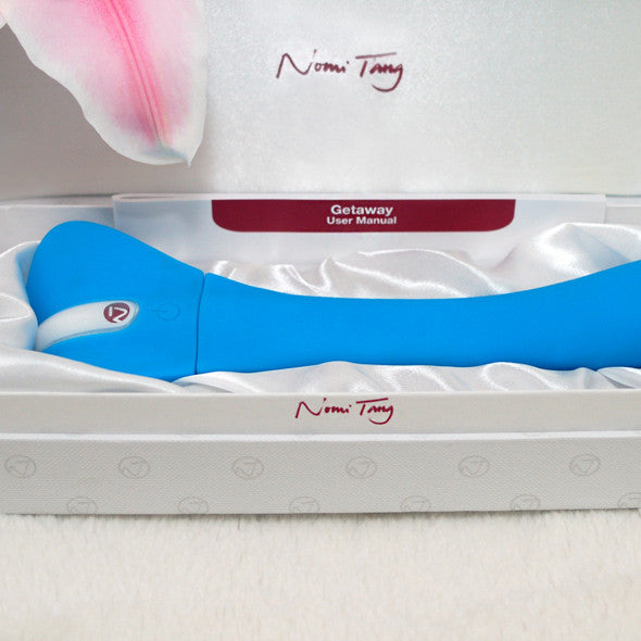 Nomi Tang - Getaway Vibrator (Pure Pool Blue) -  G Spot Dildo (Vibration) Non Rechargeable  Durio.sg