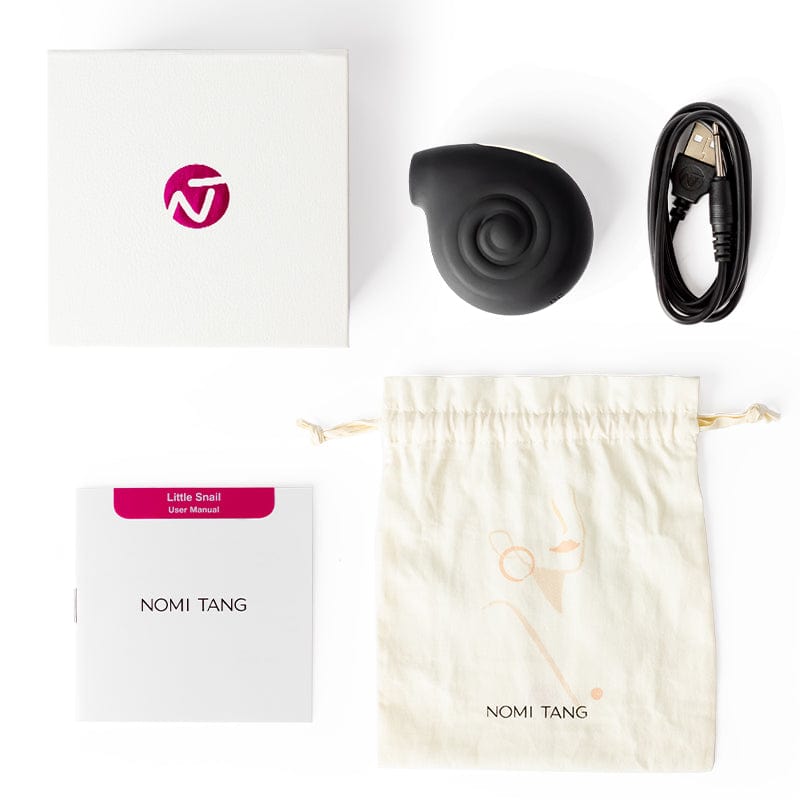 Nomi Tang - Little Snail Clitoral Air Stimulator Vibrator (Black) -  Clit Massager (Vibration) Rechargeable  Durio.sg