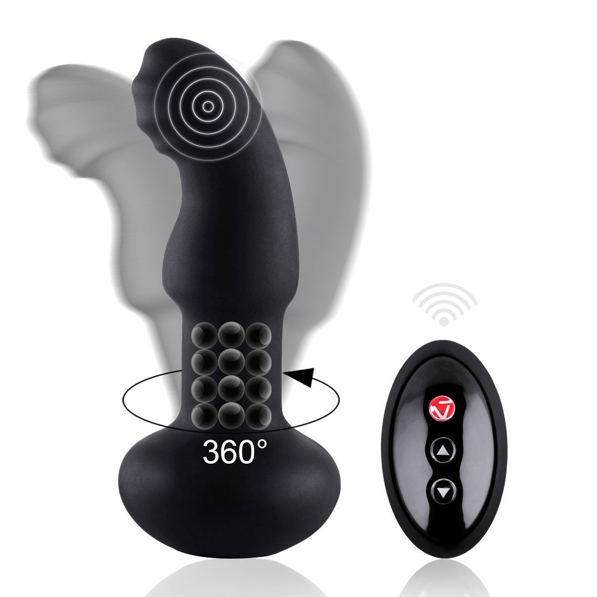 Nomi Tang - Pluggy Remote Control Prostate Massager (Black) -  Prostate Massager (Vibration) Rechargeable  Durio.sg