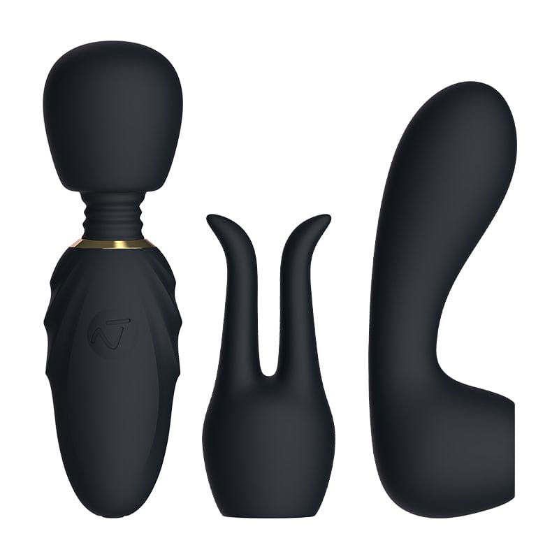 Nomi Tang - Pocket Mini Powerful Wand Massager (Black) -  Mini Wand Massagers (Vibration) Rechargeable  Durio.sg