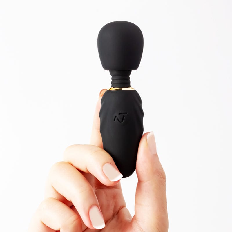 Nomi Tang - Pocket Mini Powerful Wand Massager (Black) -  Mini Wand Massagers (Vibration) Rechargeable  Durio.sg